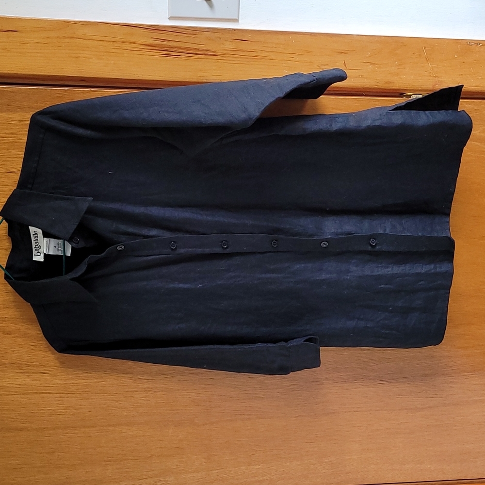 100% Linen 3/4 sleeve blouse